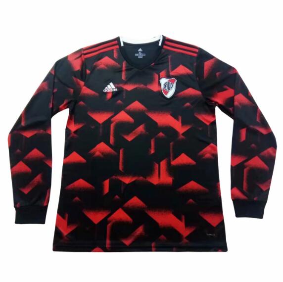 River Plate 19/20 Away Long Sleeve Soccer Jersey Shirt